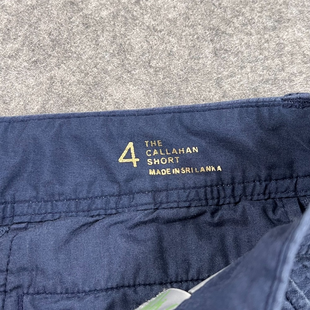 Lilly Pulitzer Navy Blue Textured The Callahan Chino Shorts Women's Size 4 - Picture 4 of 7
